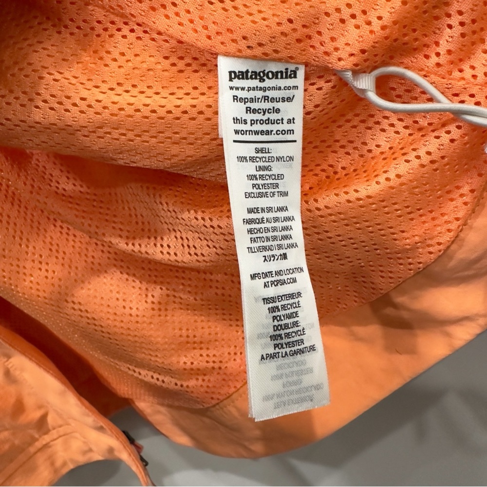 Patagonia Orange Hooded Jacket - Picture 7 of 11